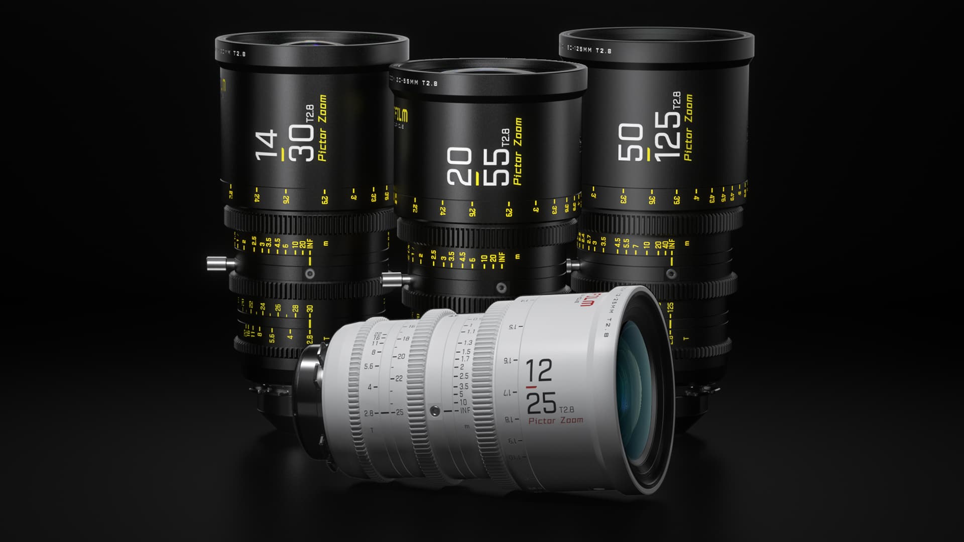 美品DZOFILM Pictor 20-55／50-125 T2.8シネマレンズ Amazon.co.jp: DZOFILM Pictor 20-55mmと50-125mm T2.8 Super35 パラ